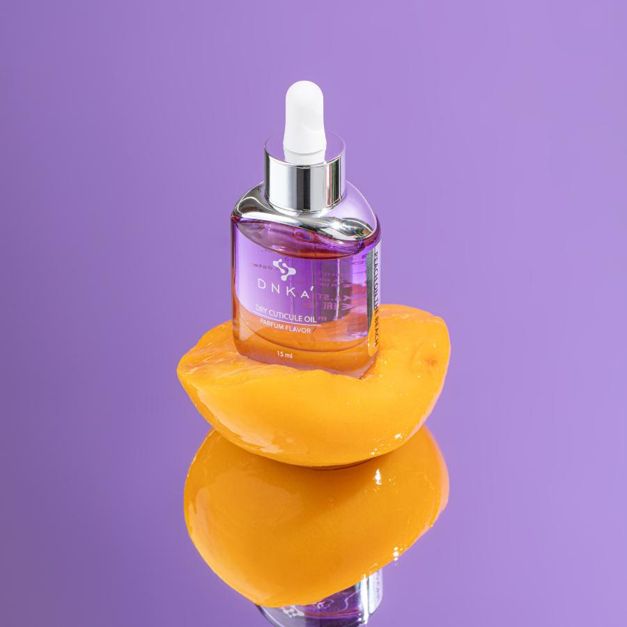 Сухо олио за кутикули с парфюмен аромат "DNKa", 15 ml Peach On The Beach – опаковка 15 ml