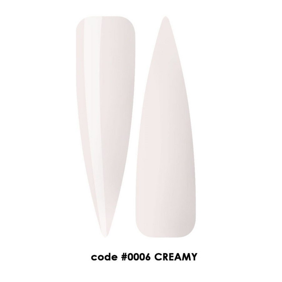 Акригел "DNKa" #0006 Creamy 30 ml – бял нюанс