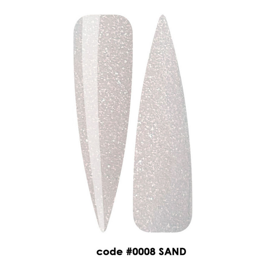 Акригел "DNKa" #0008 Sand 30 ml – бял нюанс
