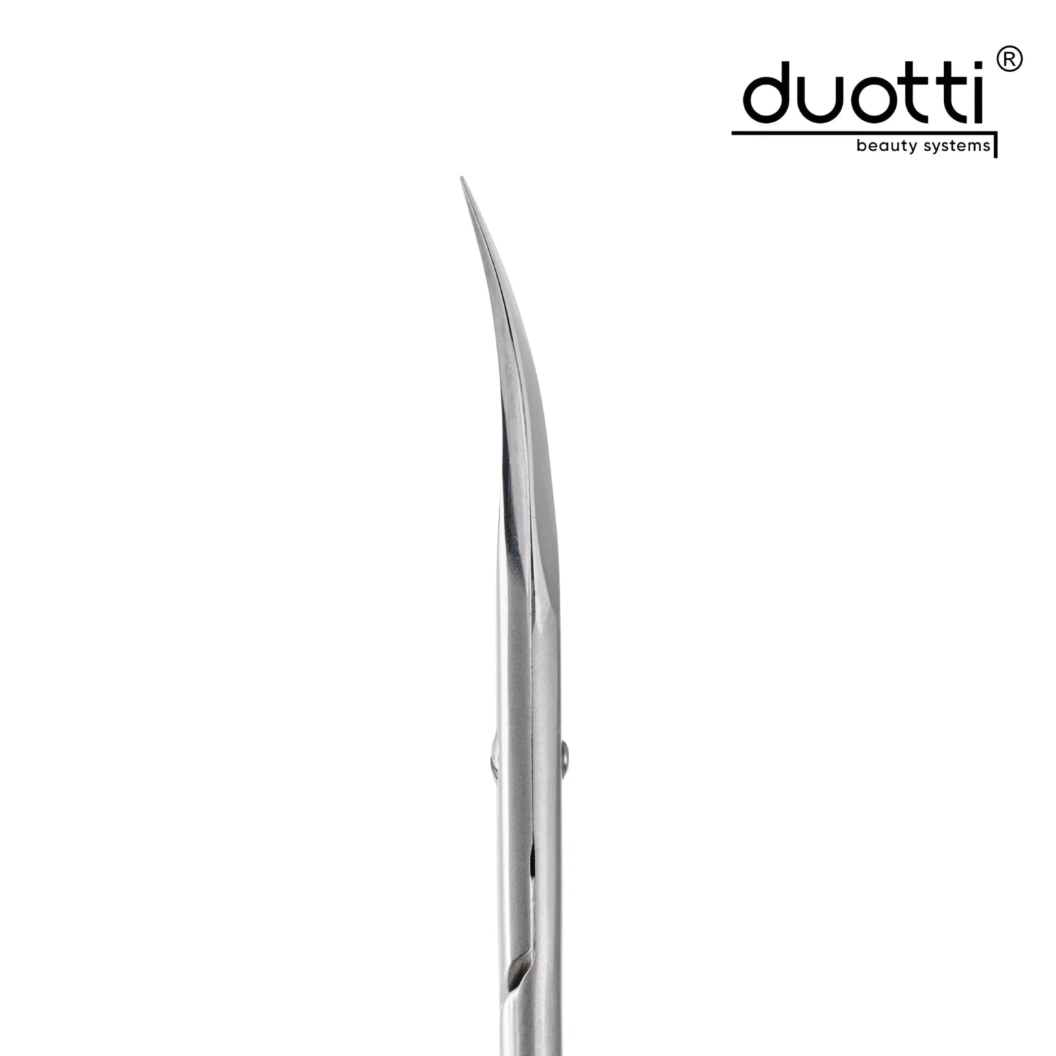 Професионална ножица за кожички Duotti за левичари  PRO LH+, матирана, L-99 mm, остриета 22 mm