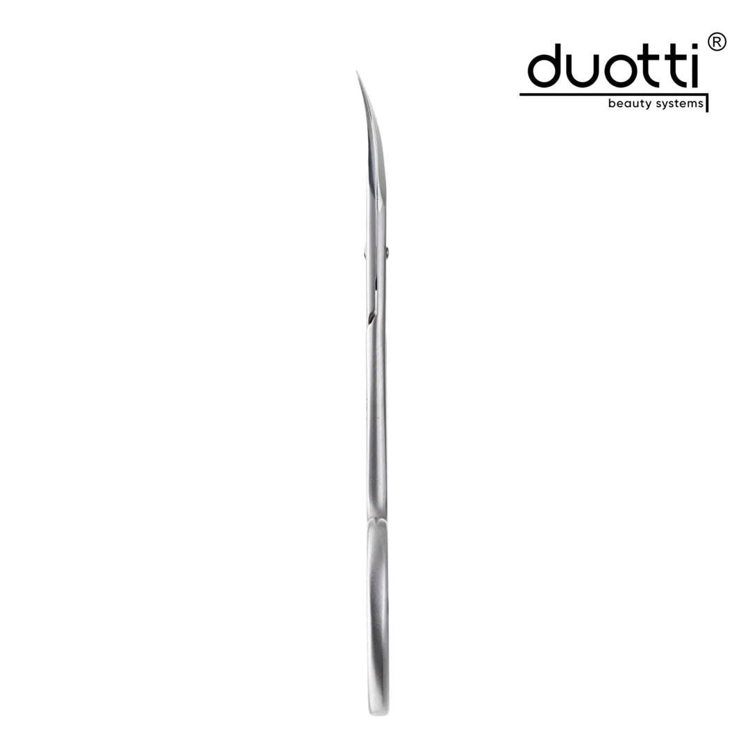 Професионална ножица за кожички Duotti за левичари PRO LH+, матирана, L-99 mm, остриета 22 mm – продуктова снимка на цял кадър, кадър 2