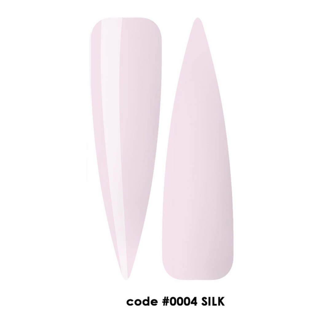 Акригел "DNKa" #0004 Silk 30 ml – бял нюанс