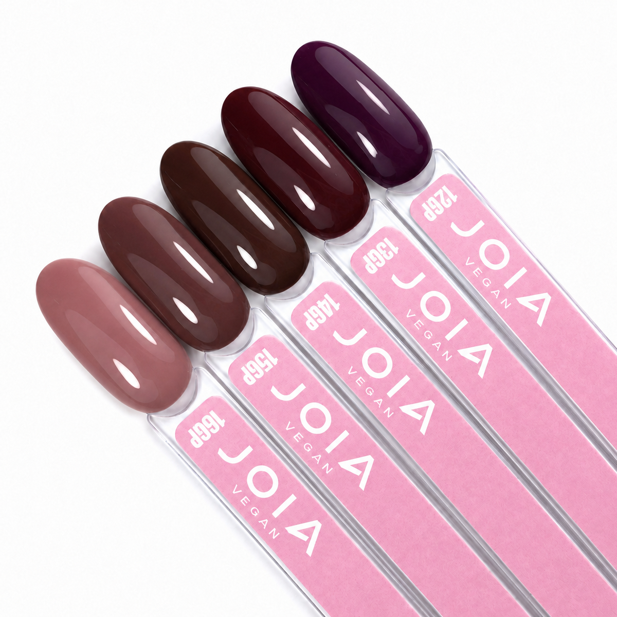 Гел лак 12GP JOIA vegan, 6 ml – цветна проба върху типсове