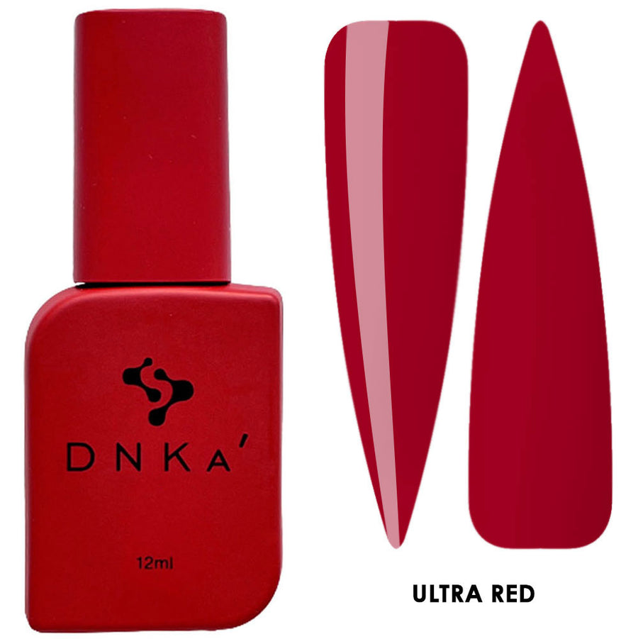 Гел лак "DNKa" ULTRA RED 12 ml – червен нюанс
