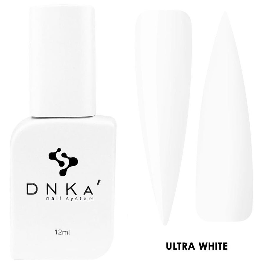 Гел лак "DNKa" ULTRA WHITE 12 ml – бял нюанс